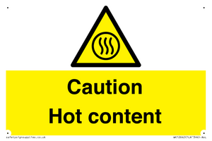 Caution Hot content